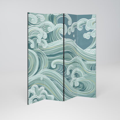 ASIAN SWAY 4-Panel Room Divider