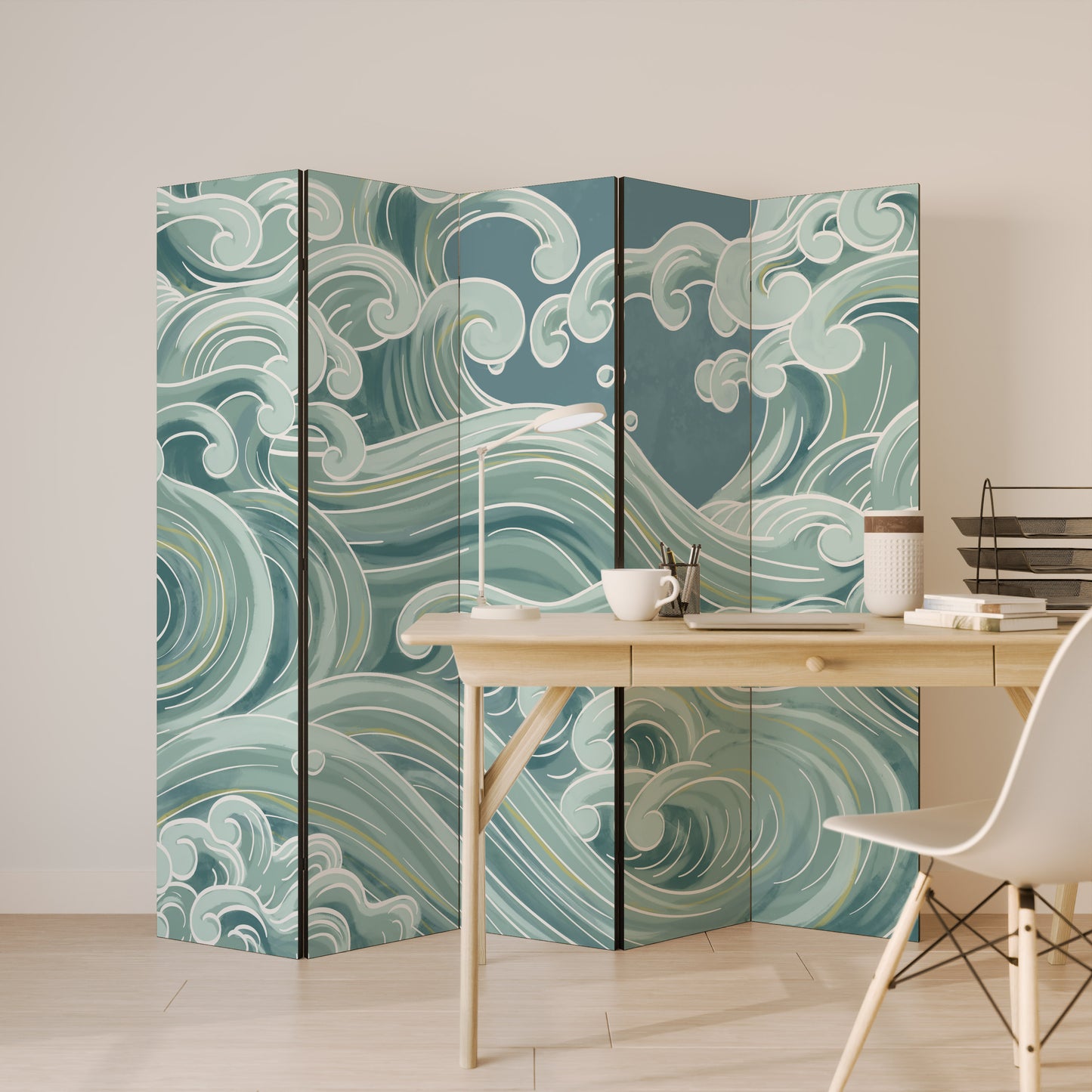 ASIAN SWAY 5-Panel Room Divider