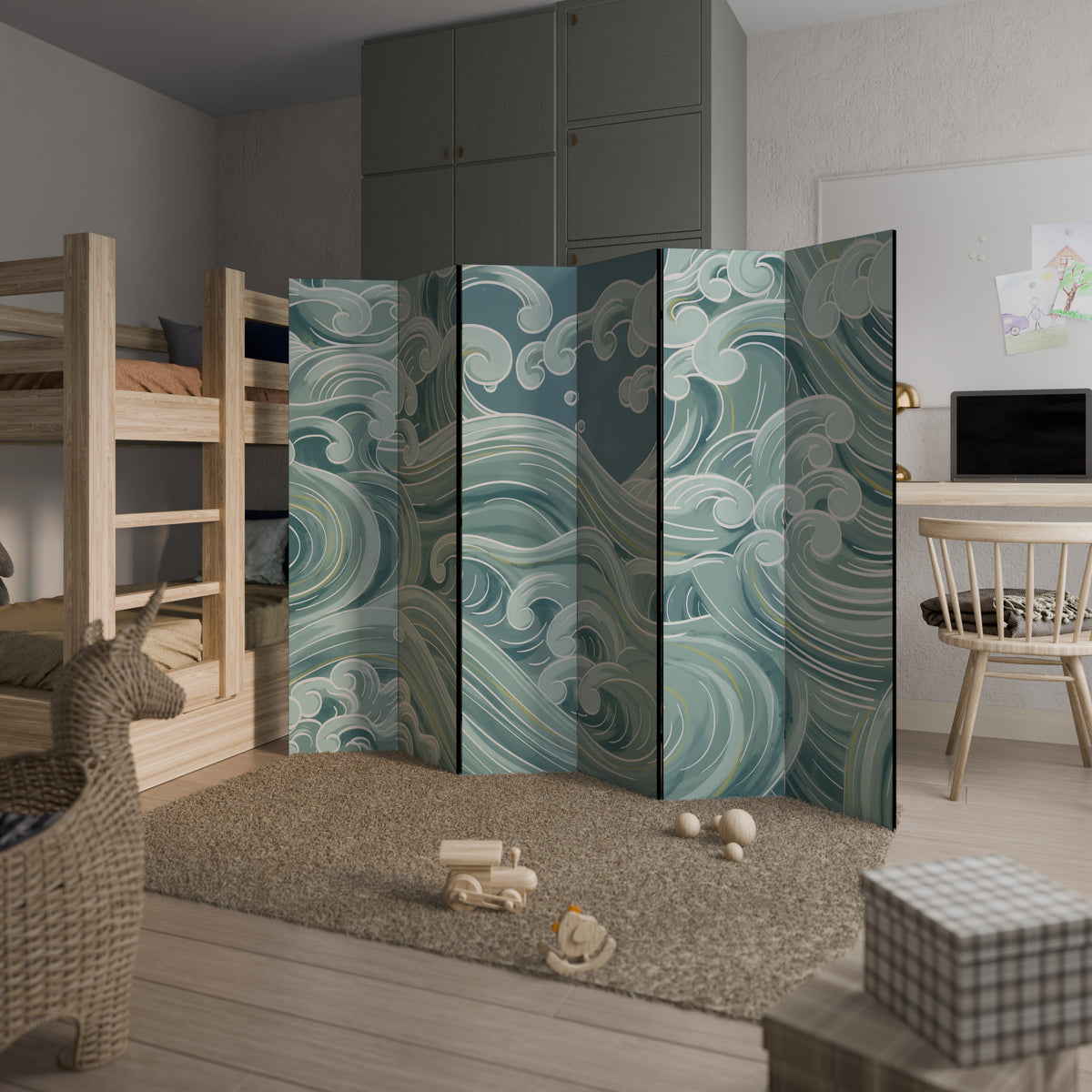 ASIAN SWAY 6-Panel Room Divider