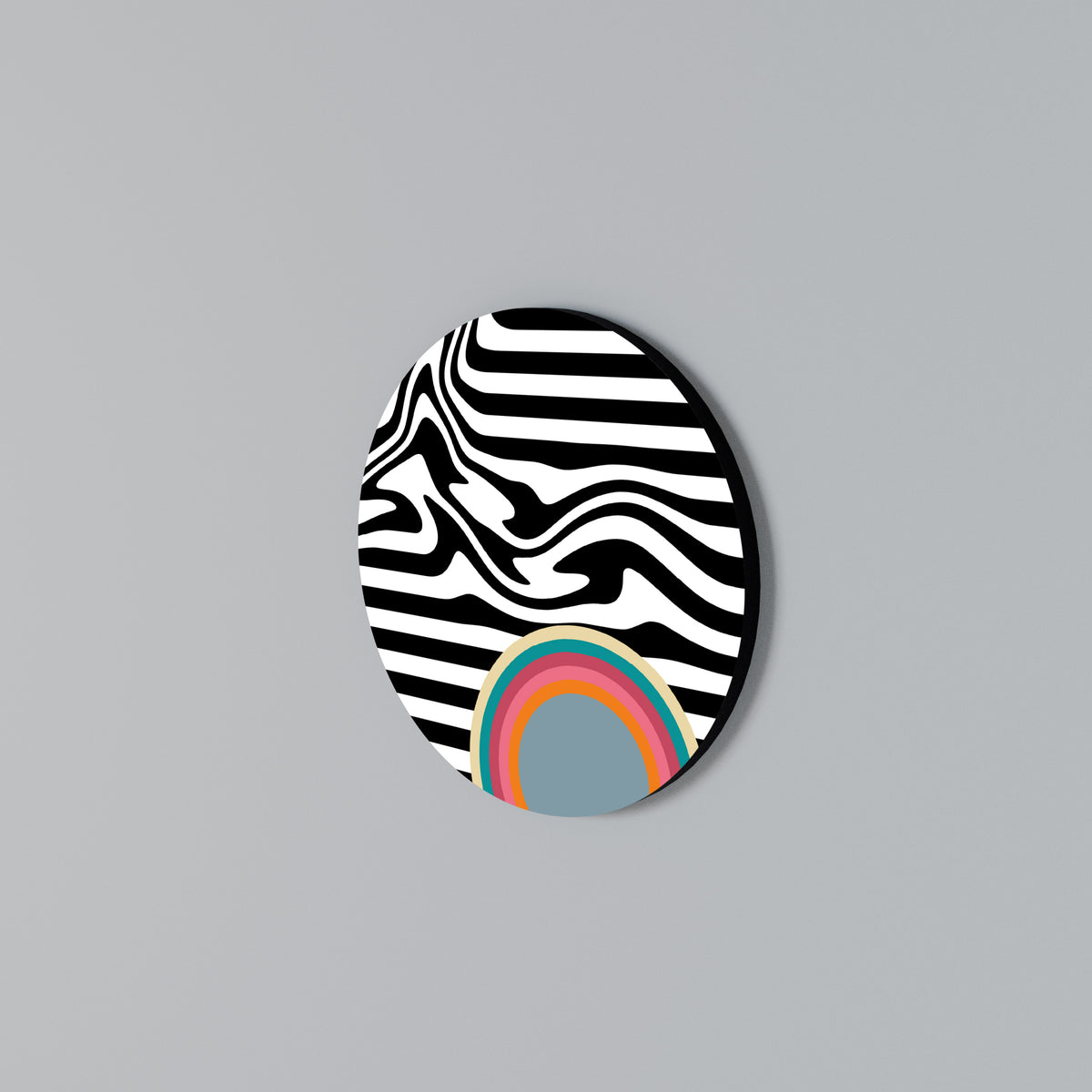 SPECTRA SHOWCASE Round Wall Art