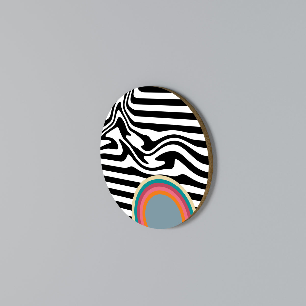 SPECTRA SHOWCASE Round Wall Art
