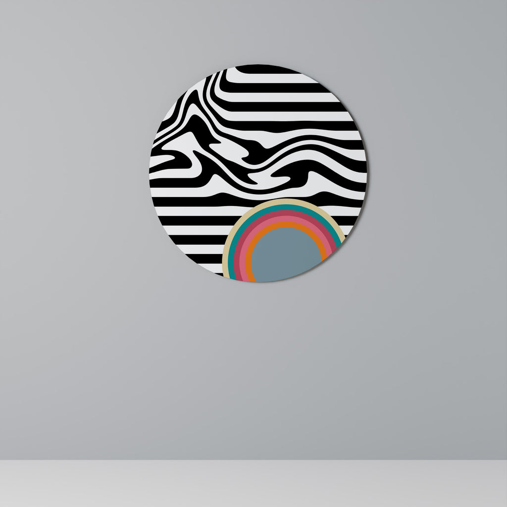 SPECTRA SHOWCASE Art mural rond