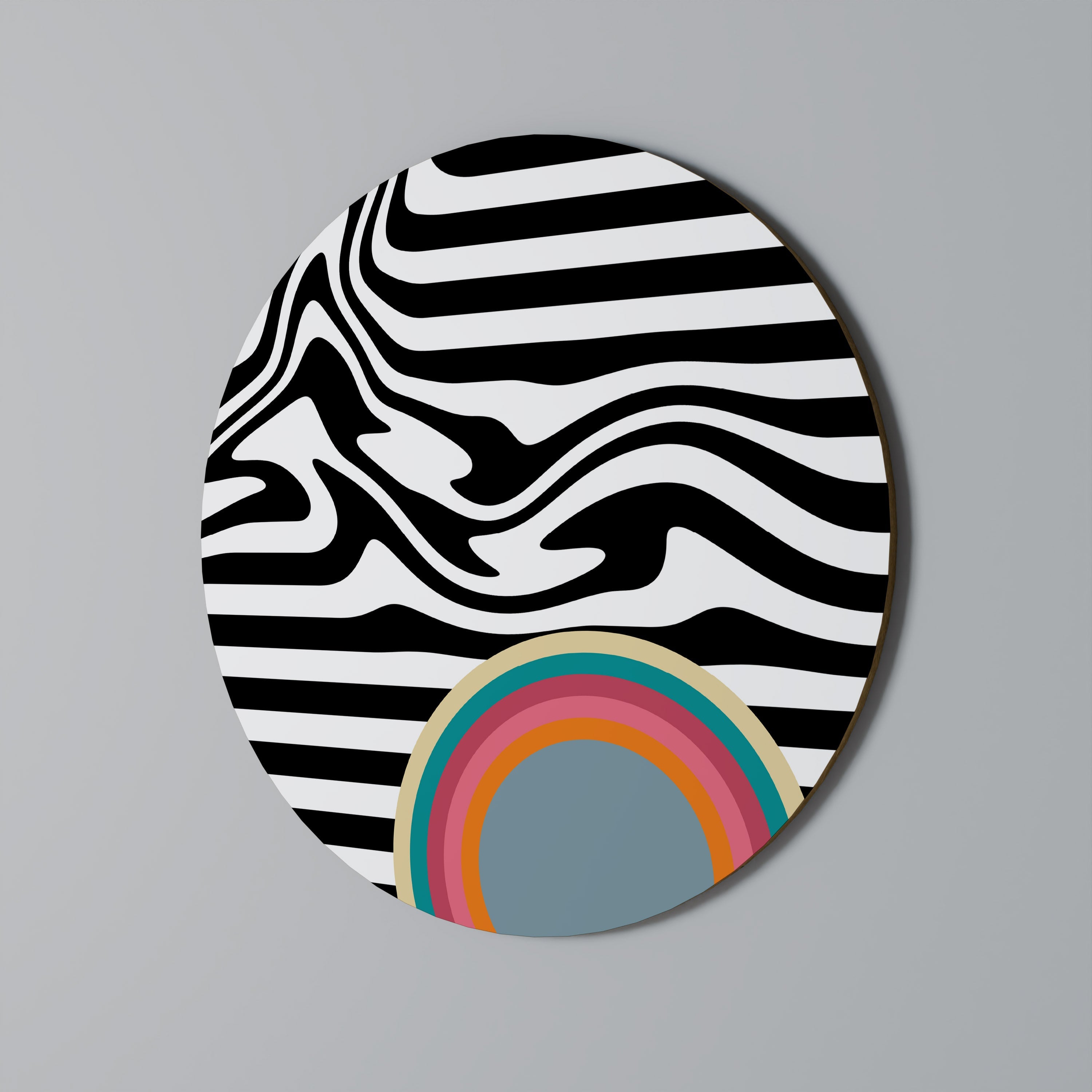 SPECTRA SHOWCASE Art mural rond