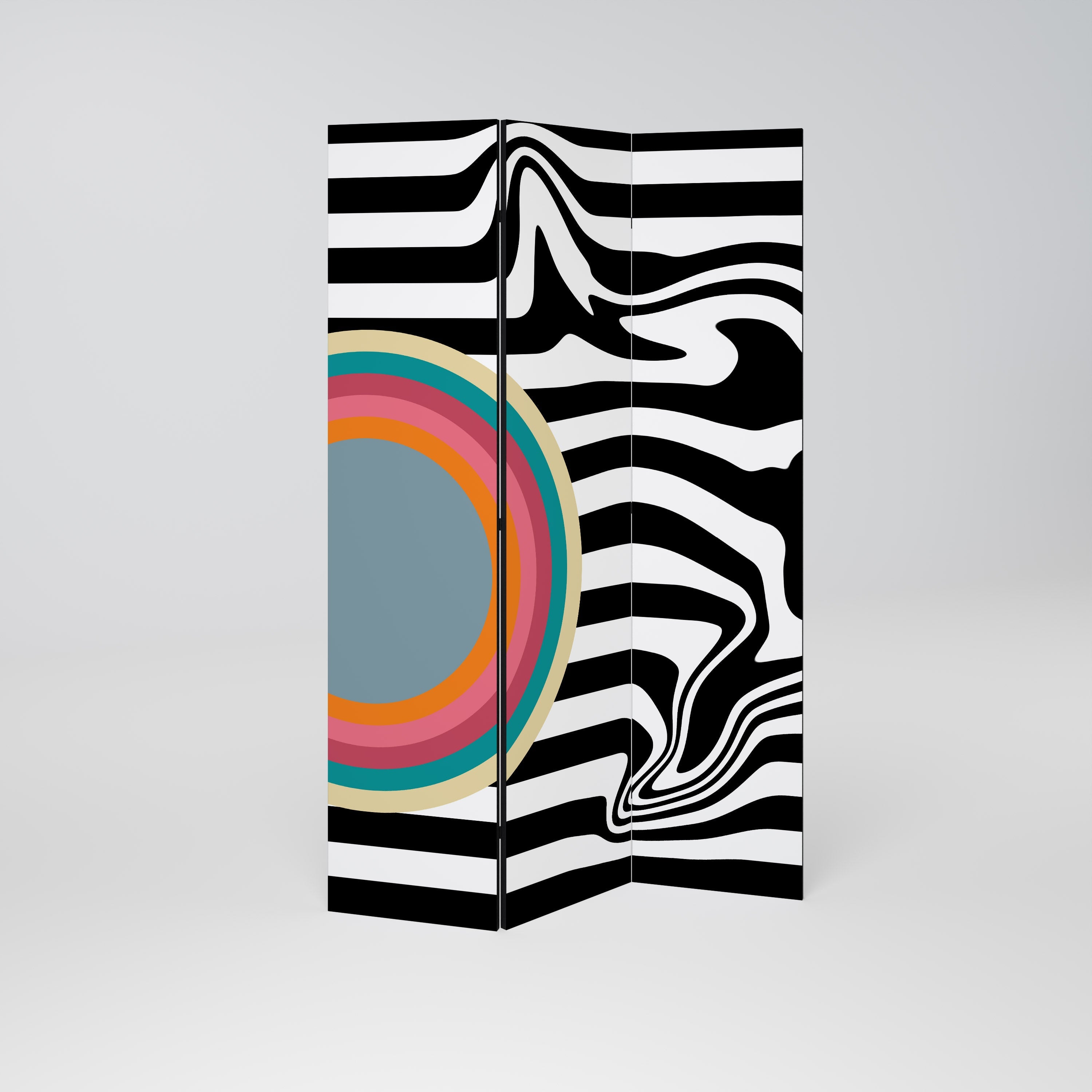 SPECTRA SHOWCASE Decorative 3-Panel Room Divider