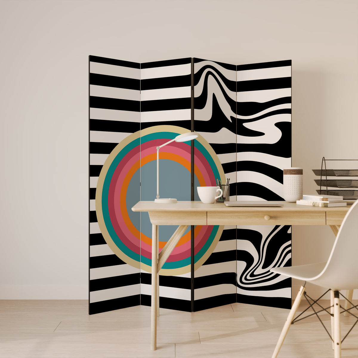 SPECTRA SHOWCASE 4-Panel Room Divider