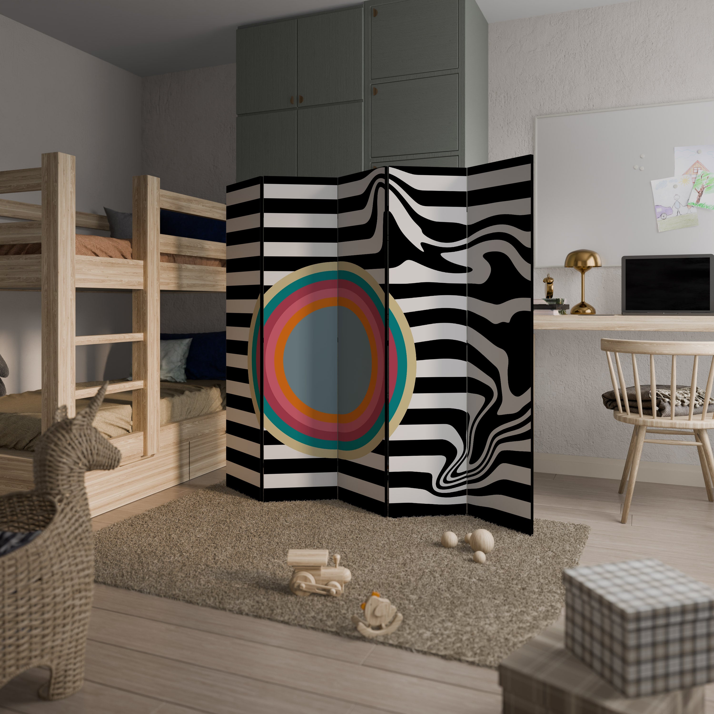 SPECTRA SHOWCASE 5-Panel Room Divider