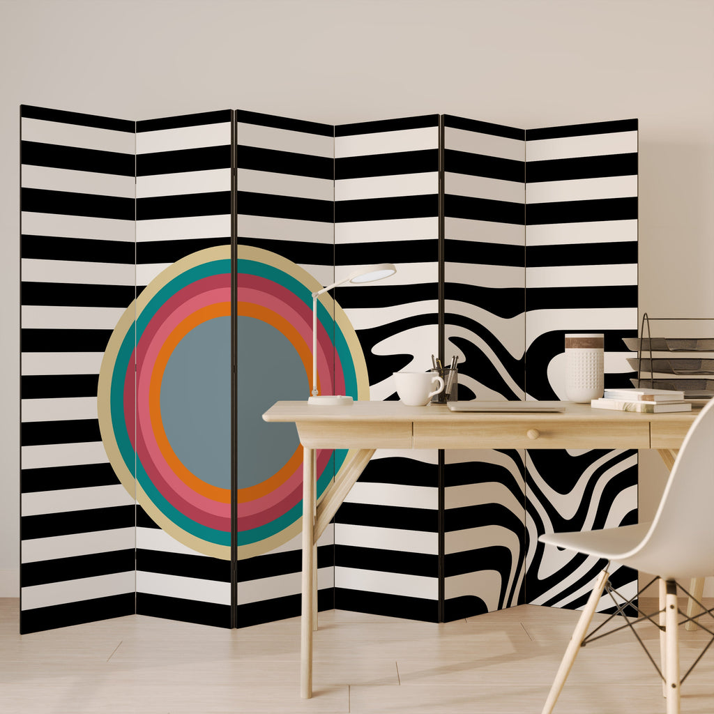 SPECTRA SHOWCASE Decorative 6-Panel Room Divider