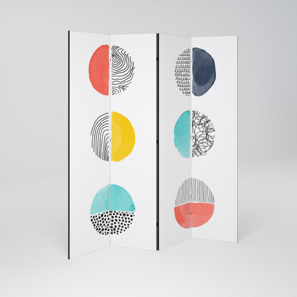 SHAPESHIFT TREASURES 4-Panel Room Divider