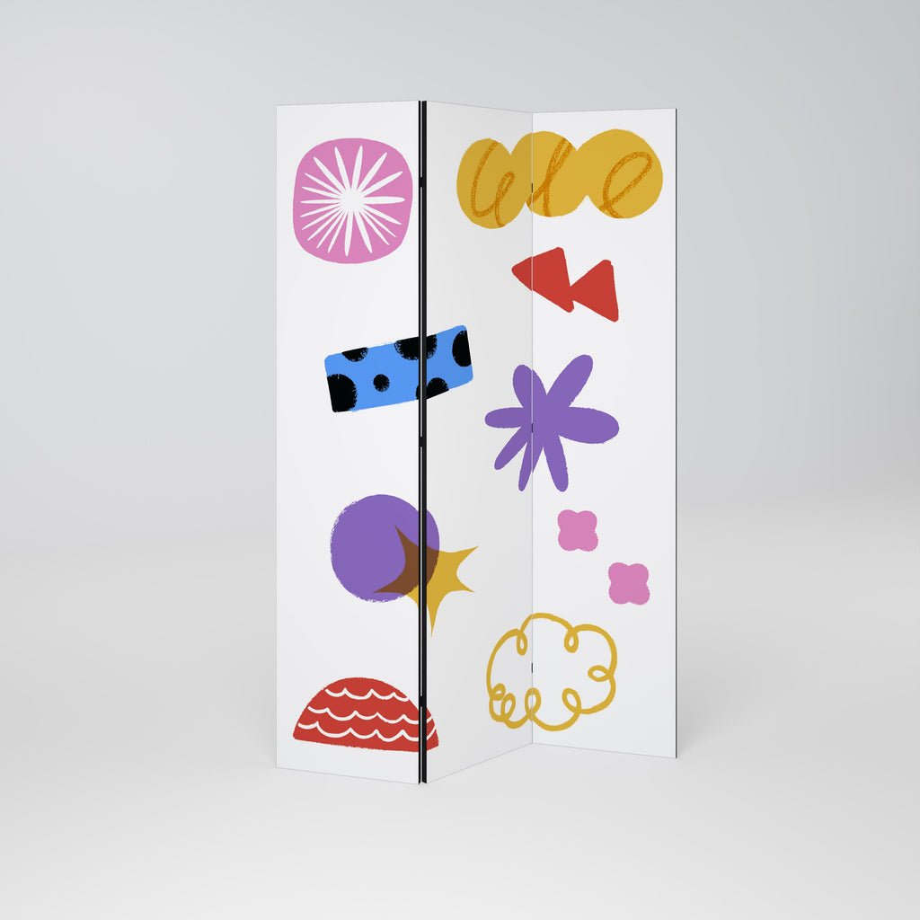 DREAMY MOOD Decorative 3-Panel Room Divider