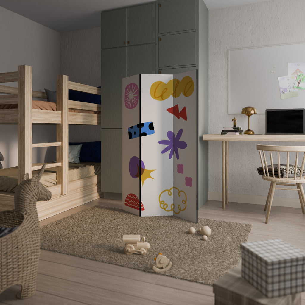 DREAMY MOOD Decorative 3-Panel Room Divider
