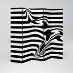 POLYLINE FUZZY 5-Panel Room Divider