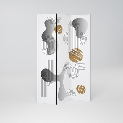 CLEAR CREATIONS 3-Panel Room Divider