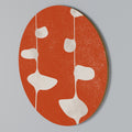 COURAGE MOLD Round Wall Art
