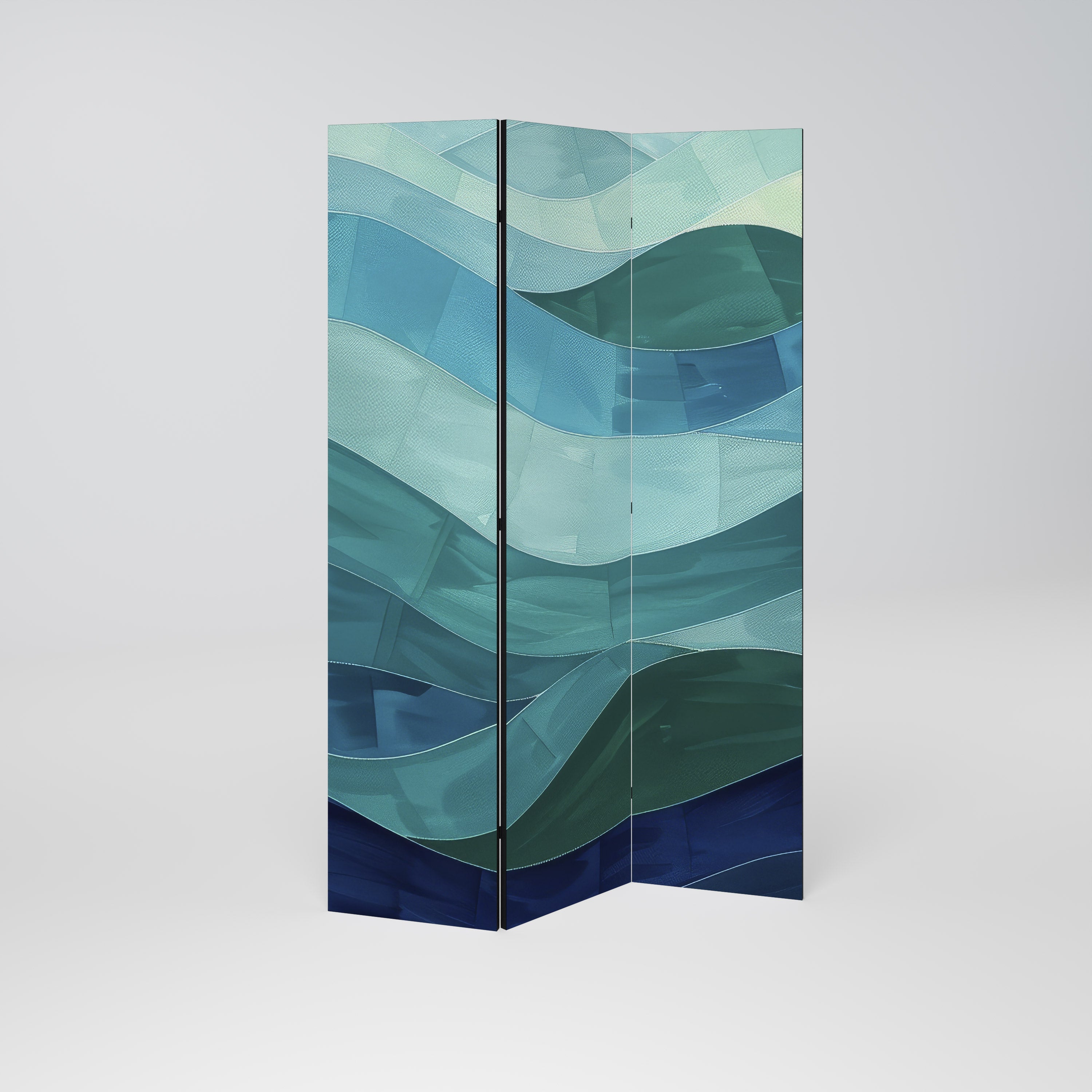 ETERNAL FLOW Decorative 3-Panel Room Divider