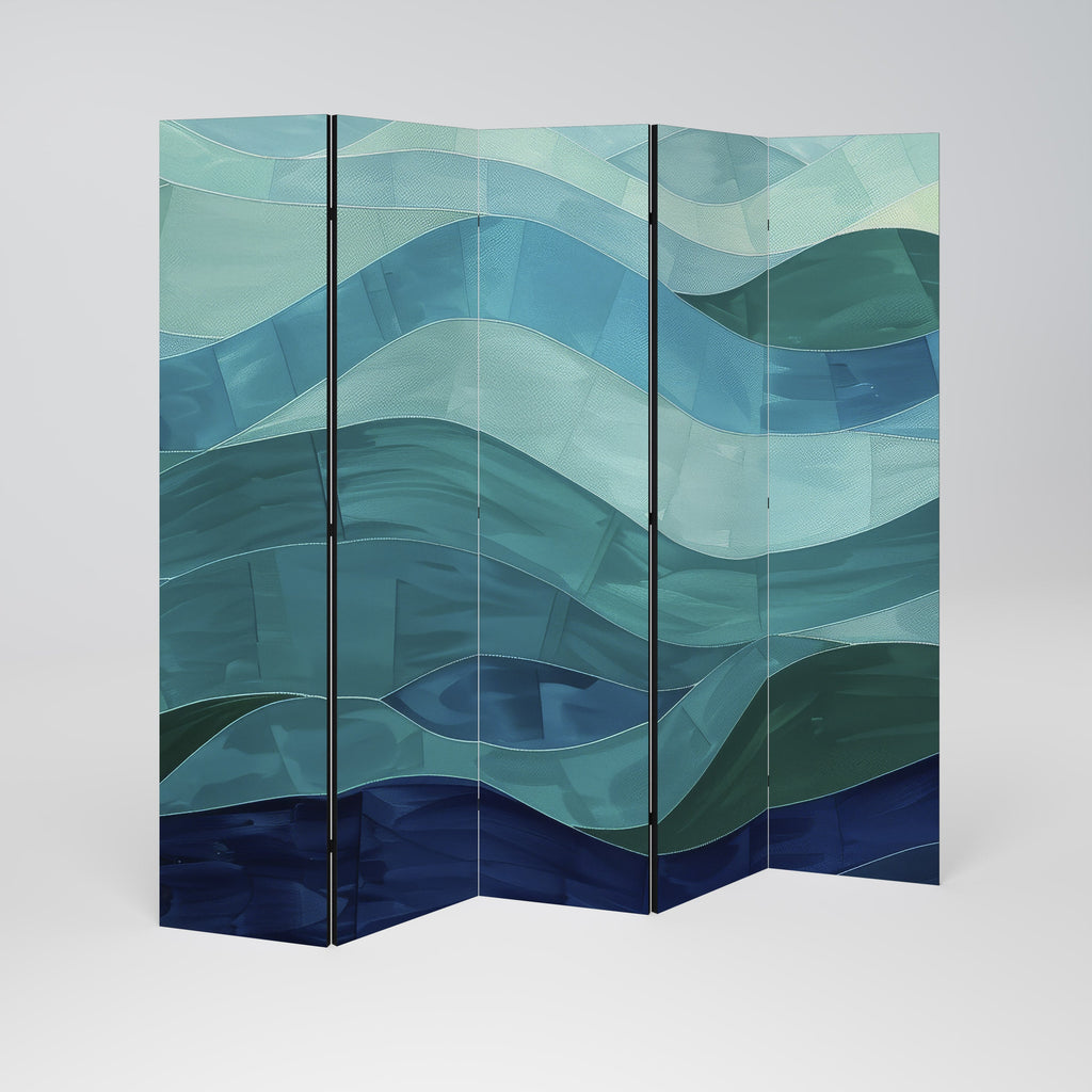ETERNAL FLOW Decorative 5-Panel Room Divider