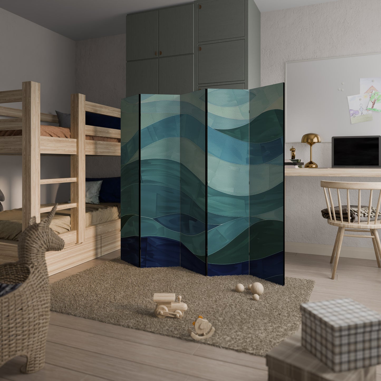 ETERNAL FLOW 5-Panel Room Divider