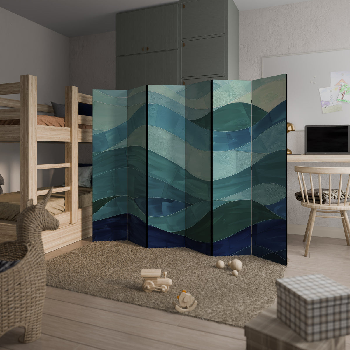 ETERNAL FLOW 6-Panel Room Divider