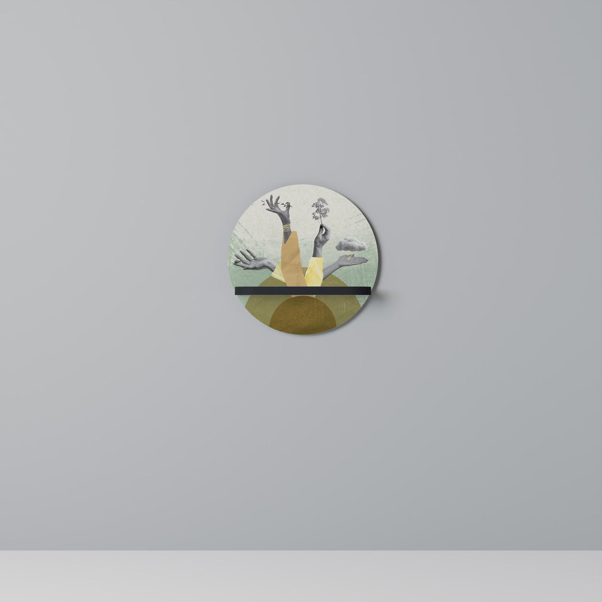 EARTH ELEMENTS Art Shelf