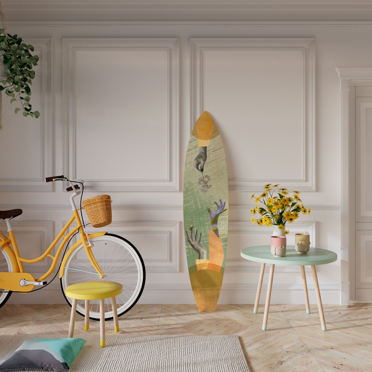 EARTH ELEMENTS Surfboard Decorative Panel