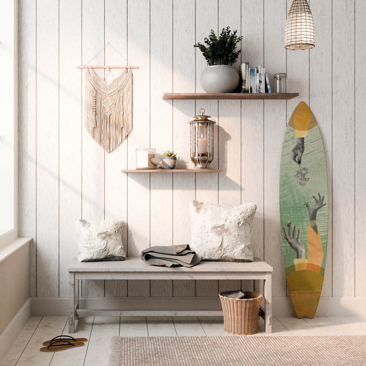 EARTH ELEMENTS Surfboard Decorative Panel