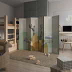 EARTH ELEMENTS 6-Panel Room Divider