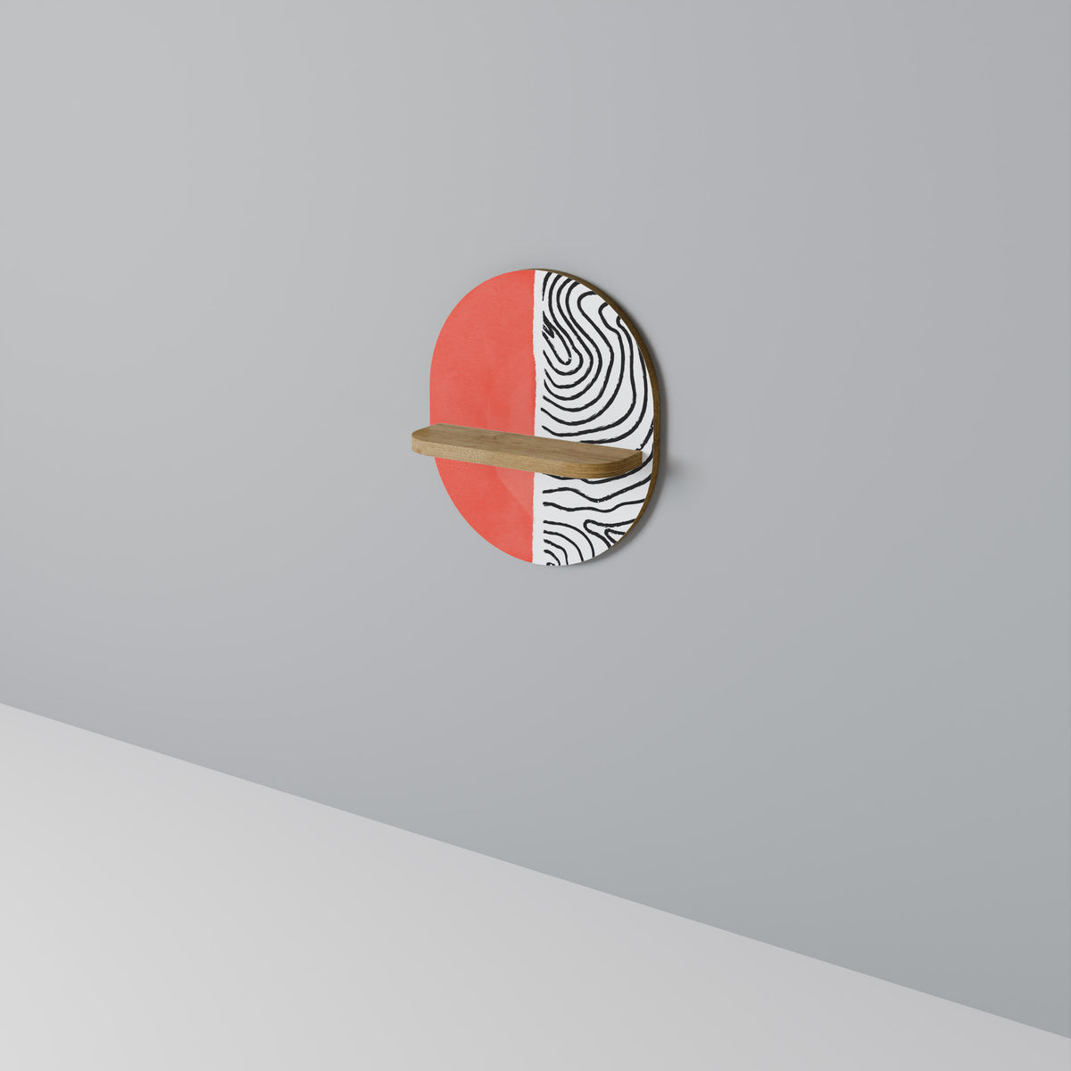 ORANGEY TREASURE Art Shelf