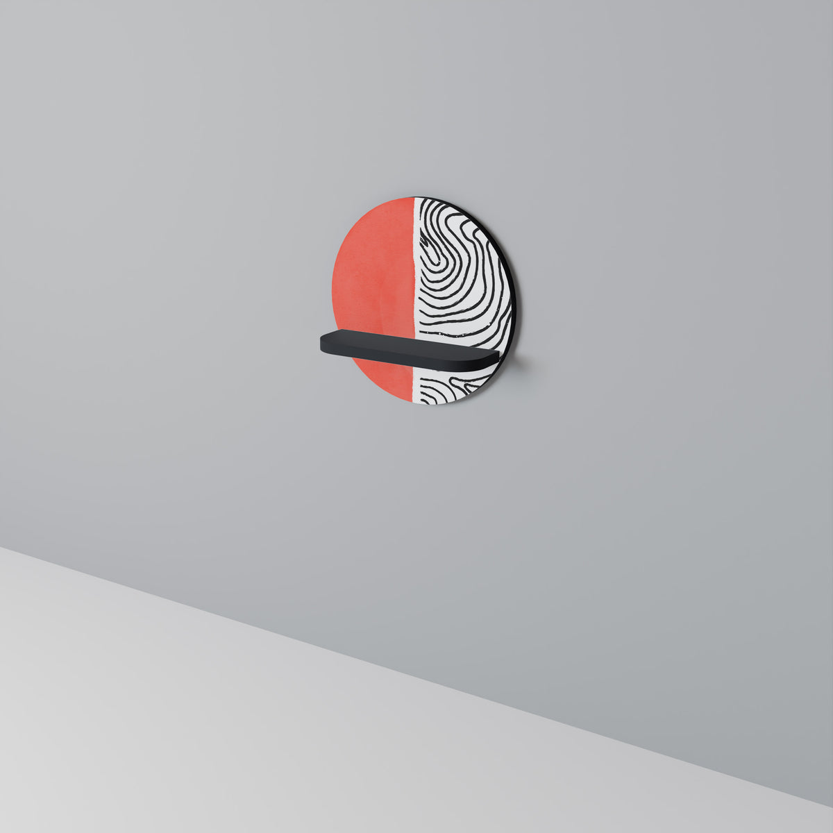 ORANGEY TREASURE Art Shelf