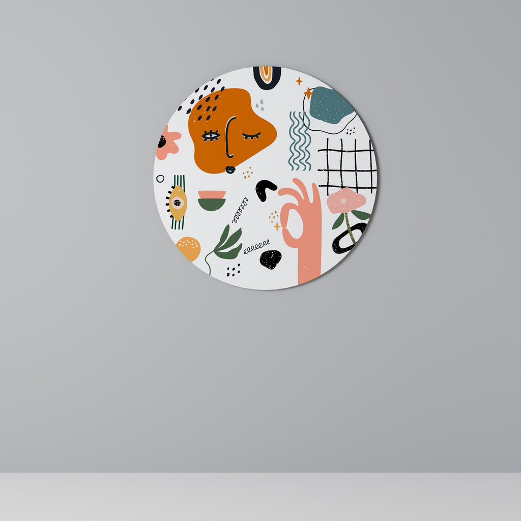 Décoration murale ronde MATISSE WHIMSY