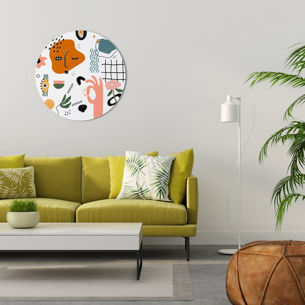 Décoration murale ronde MATISSE WHIMSY