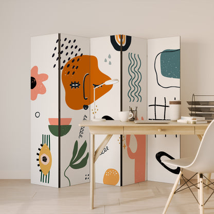 MATISSE WHIMSY 5-Panel Room Divider