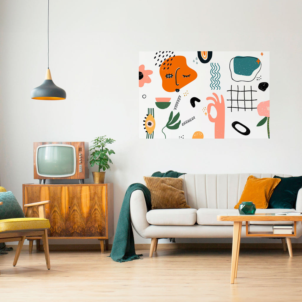 Affiche horizontale autocollante MATISSE WHIMSY