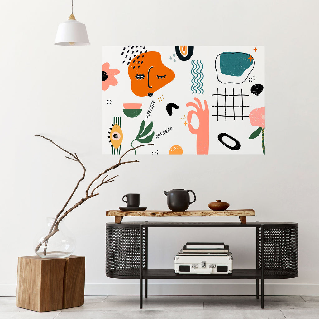 Affiche horizontale autocollante MATISSE WHIMSY