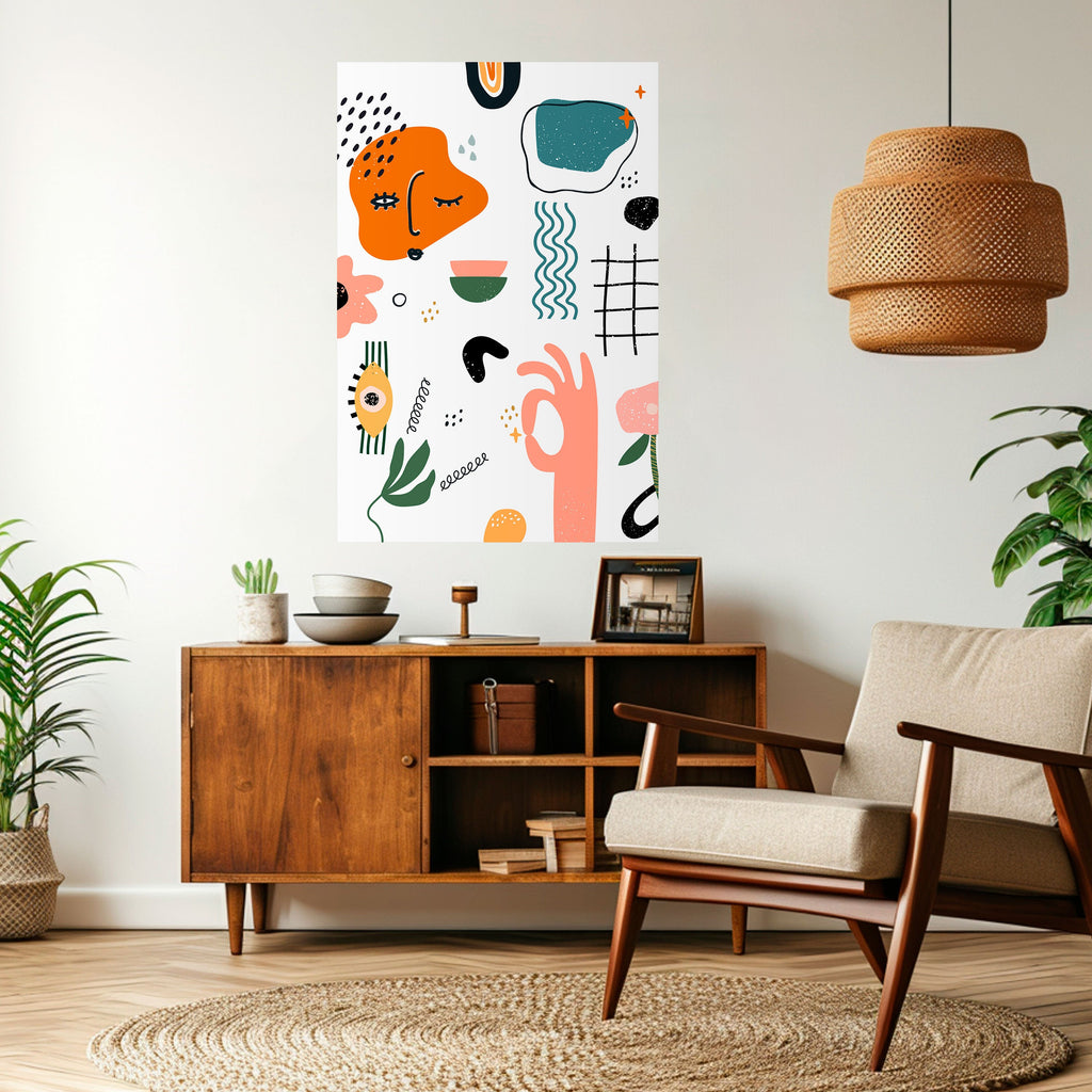 Affiche verticale autocollante MATISSE WHIMSY