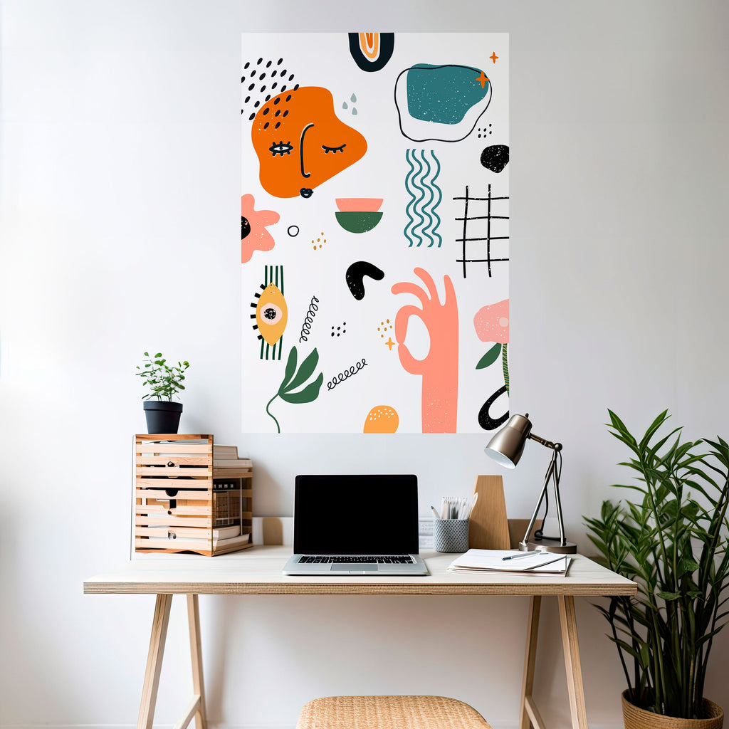 Affiche verticale autocollante MATISSE WHIMSY