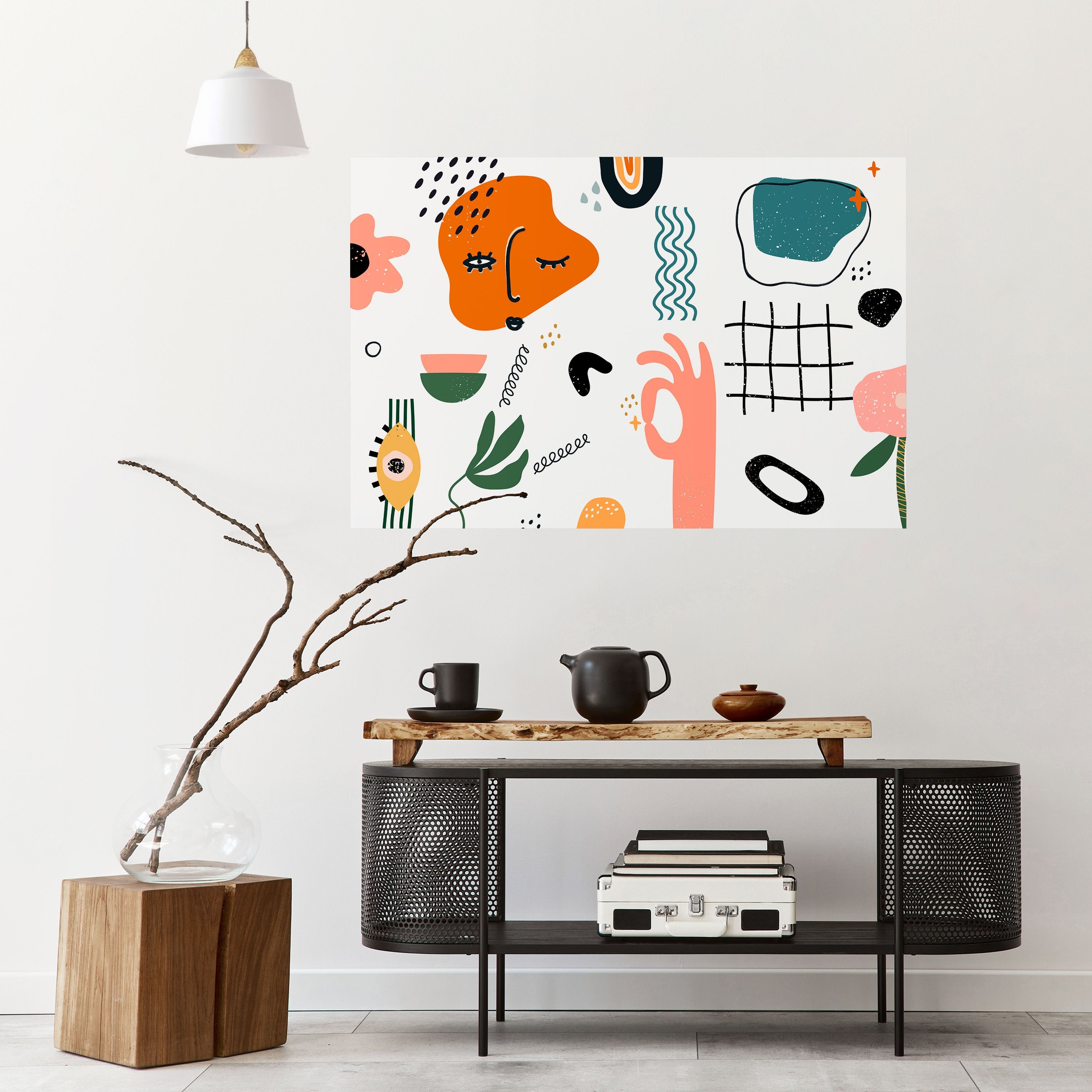 Affiche horizontale autocollante MATISSE WHIMSY