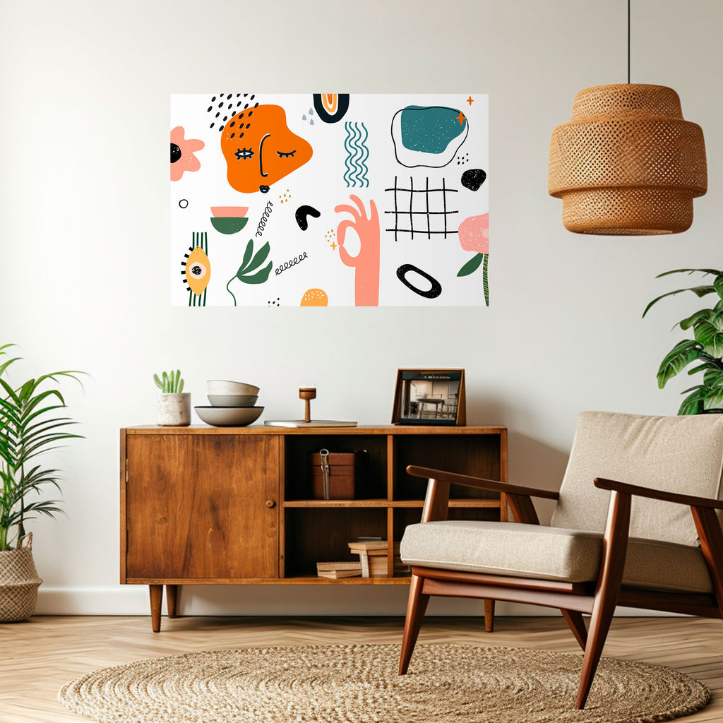 Affiche horizontale autocollante MATISSE WHIMSY