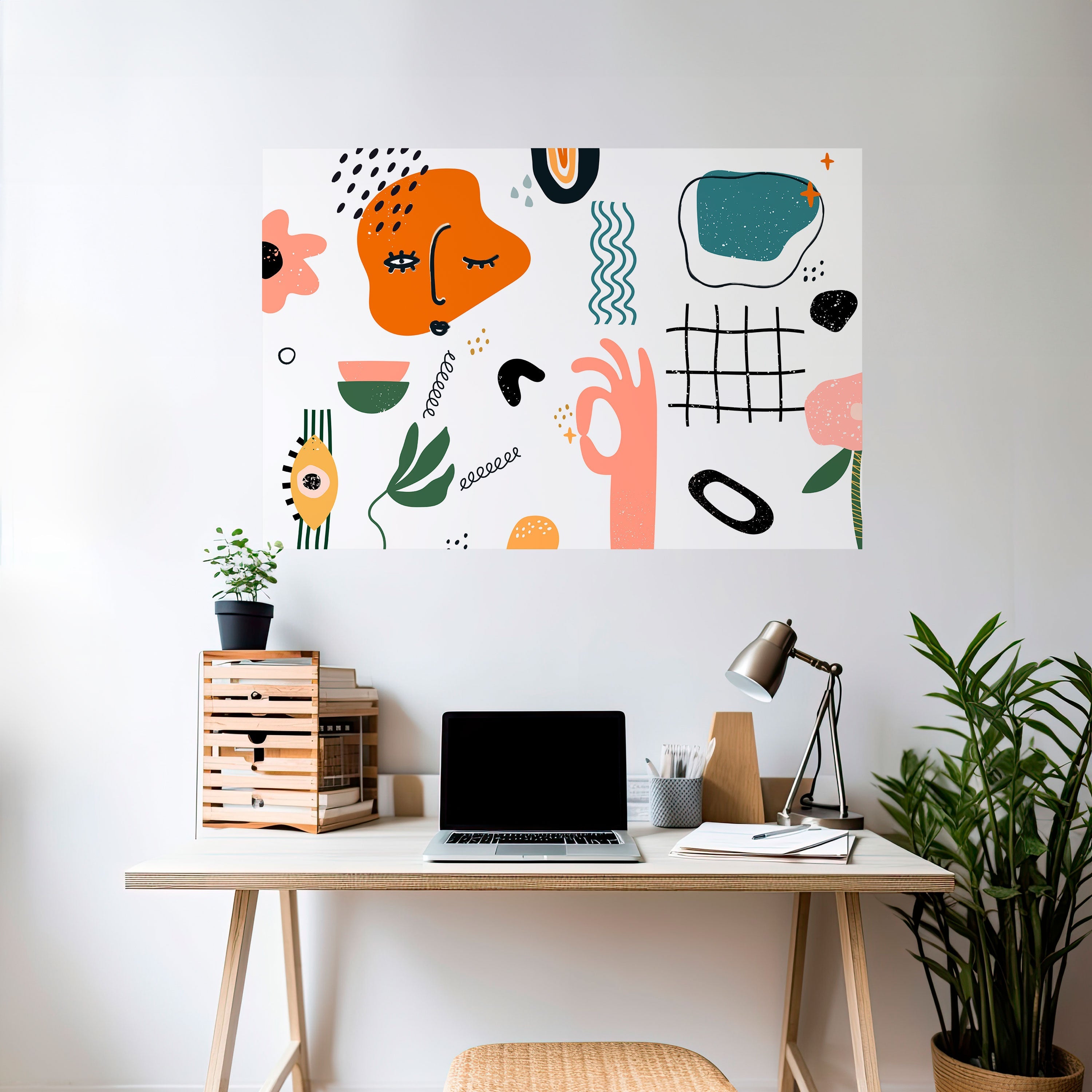 Affiche horizontale autocollante MATISSE WHIMSY