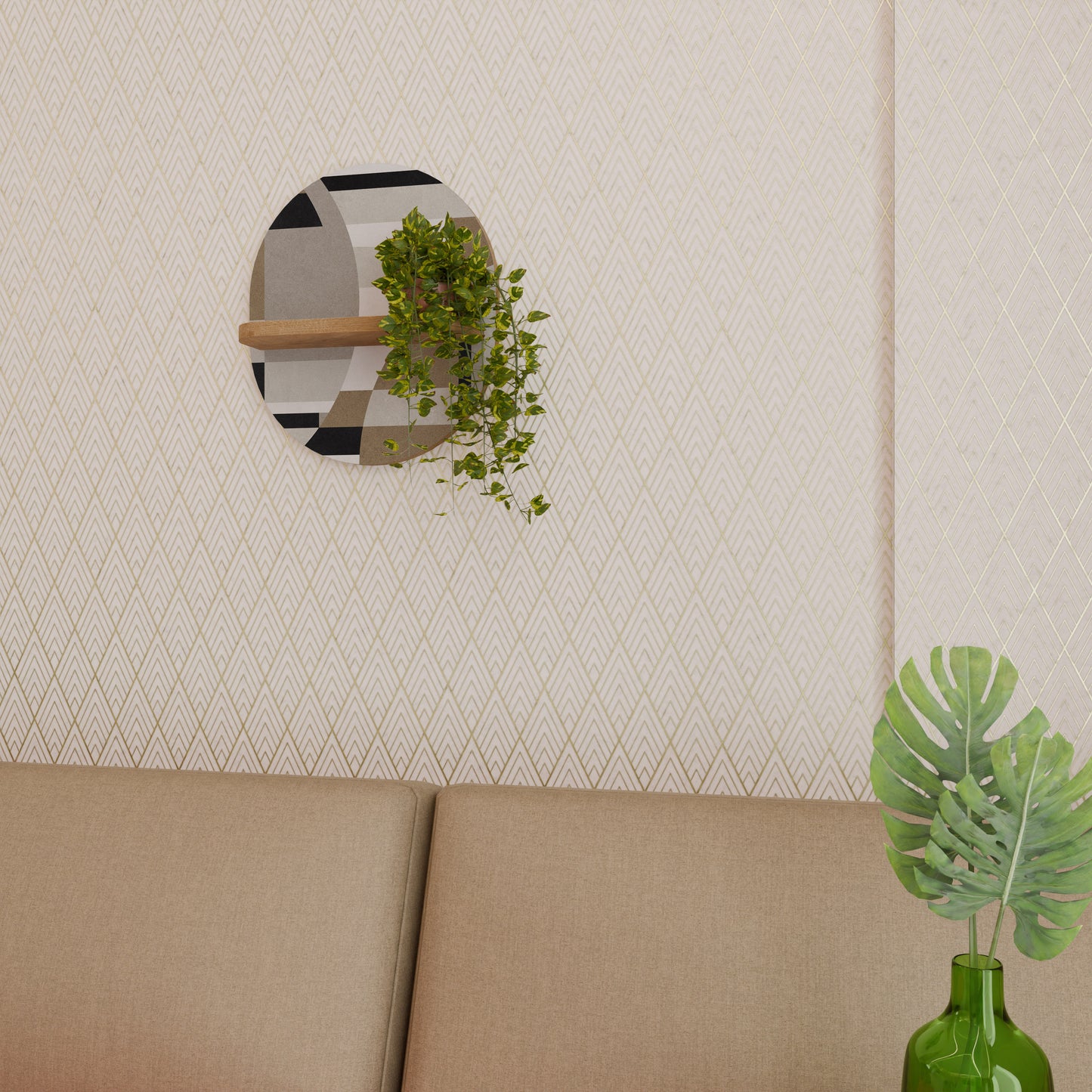 DELICATE MEMENTO Art Shelf