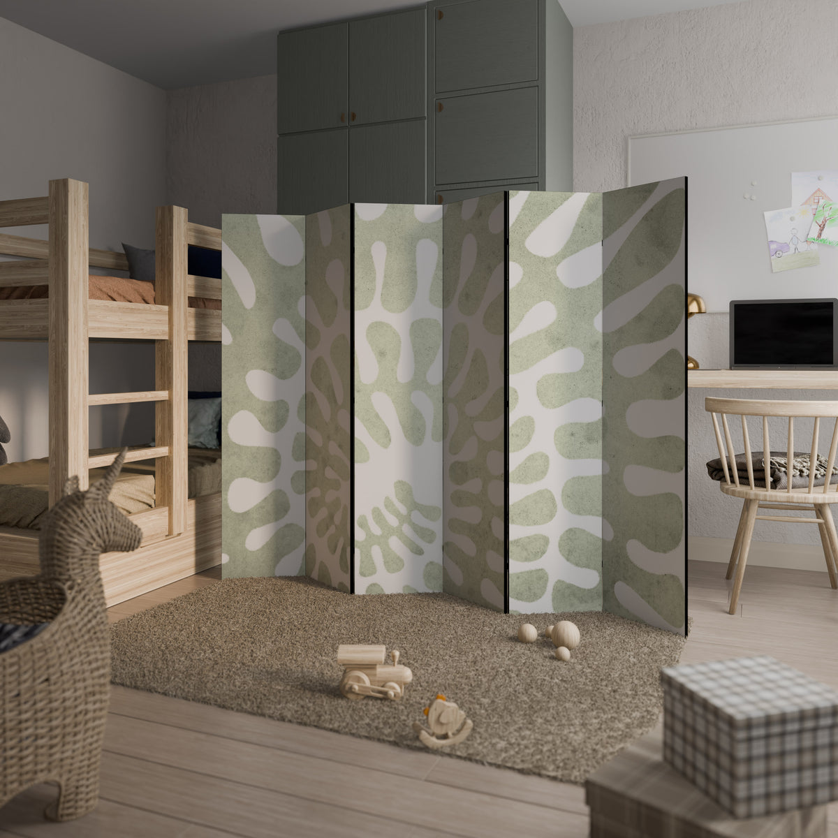 HELIX DANCE 6-Panel Room Divider