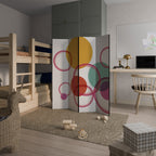 BUBBLE WISH 4-Panel Room Divider