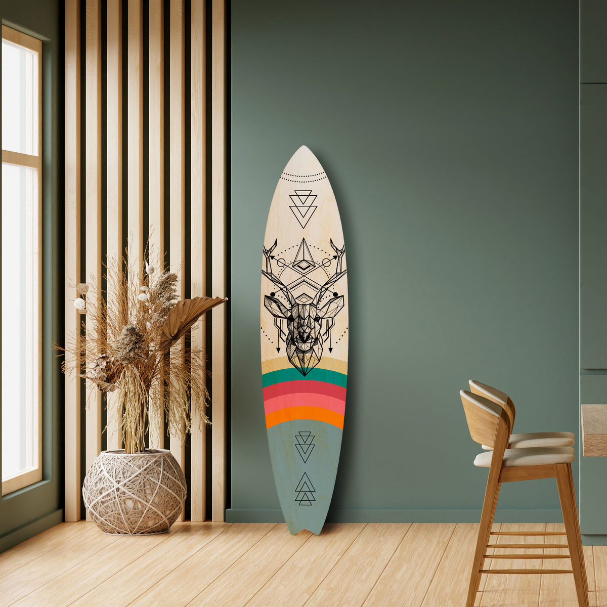 DEER OF COLOR Surfboard Decorative Panel