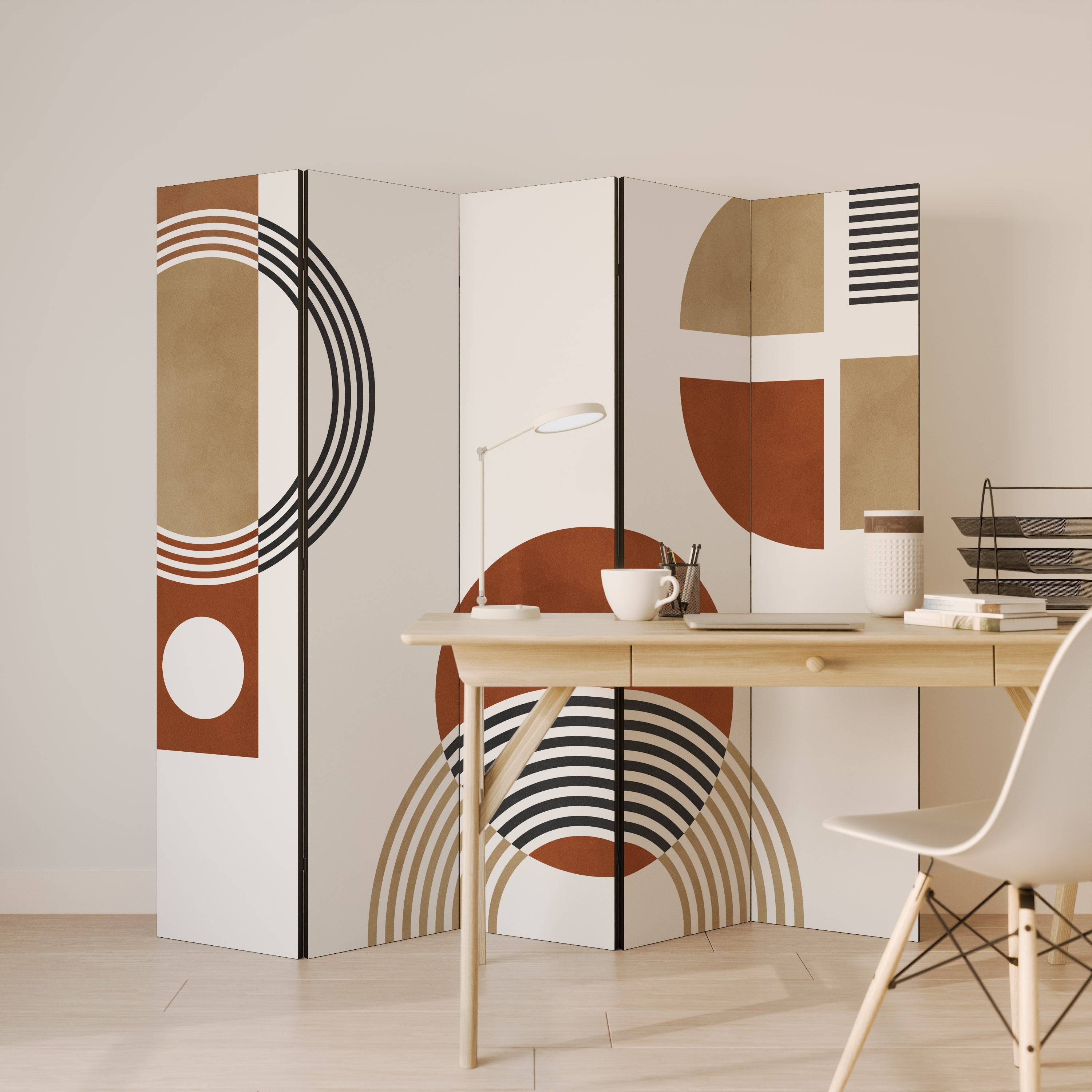 SPACE AROUND 5-Panel Room Divider