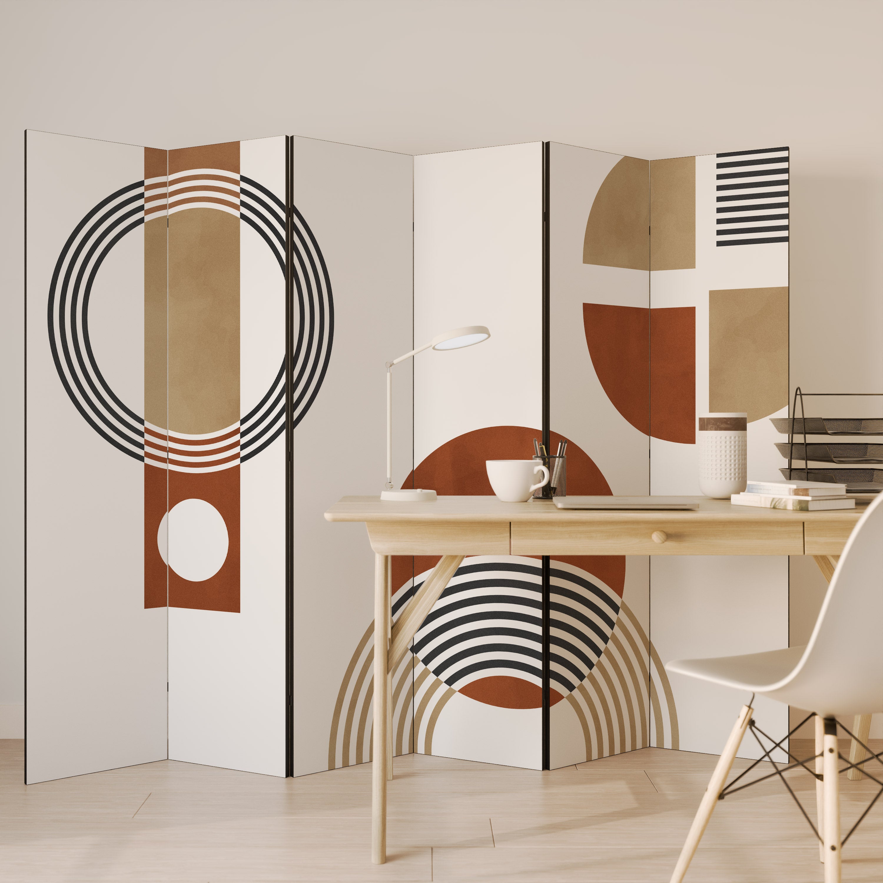 SPACE AROUND Decorative 6-Panel Room Divider