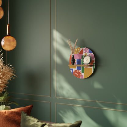 GEOMETRIC GLIMMER Art Shelf