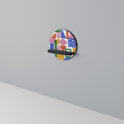 GEOMETRIC GLIMMER Art Shelf