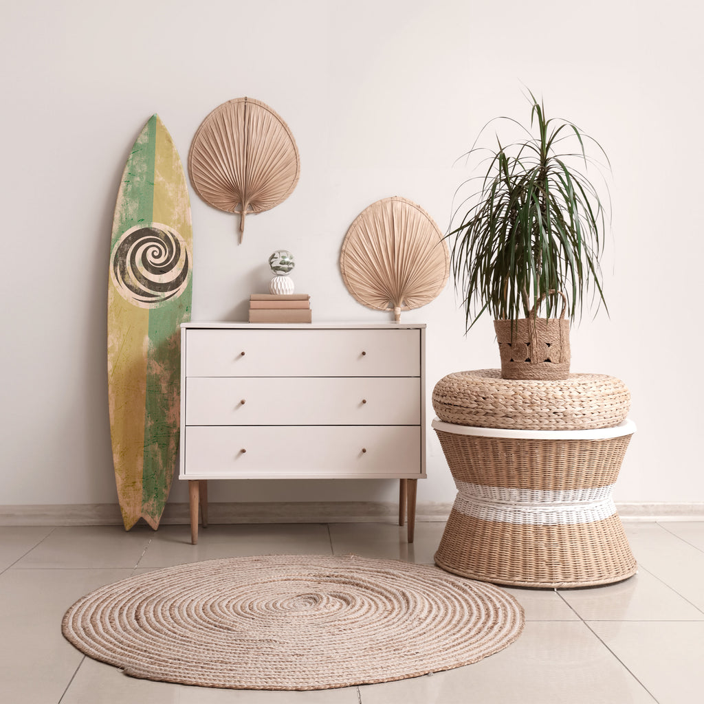 CURLY MODE Surfboard Decorative Panel