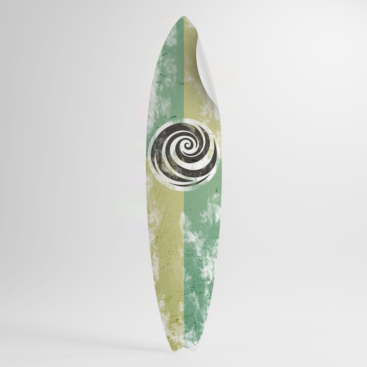 CURLY MODE Peel and Stick Surfboard Sticker