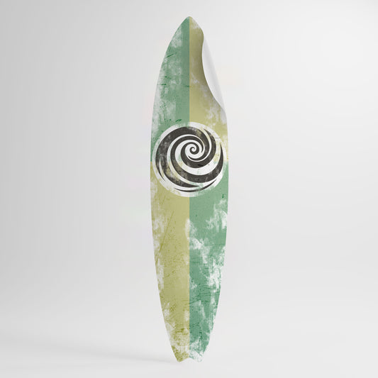 CURLY MODE Peel and Stick Surfboard Sticker