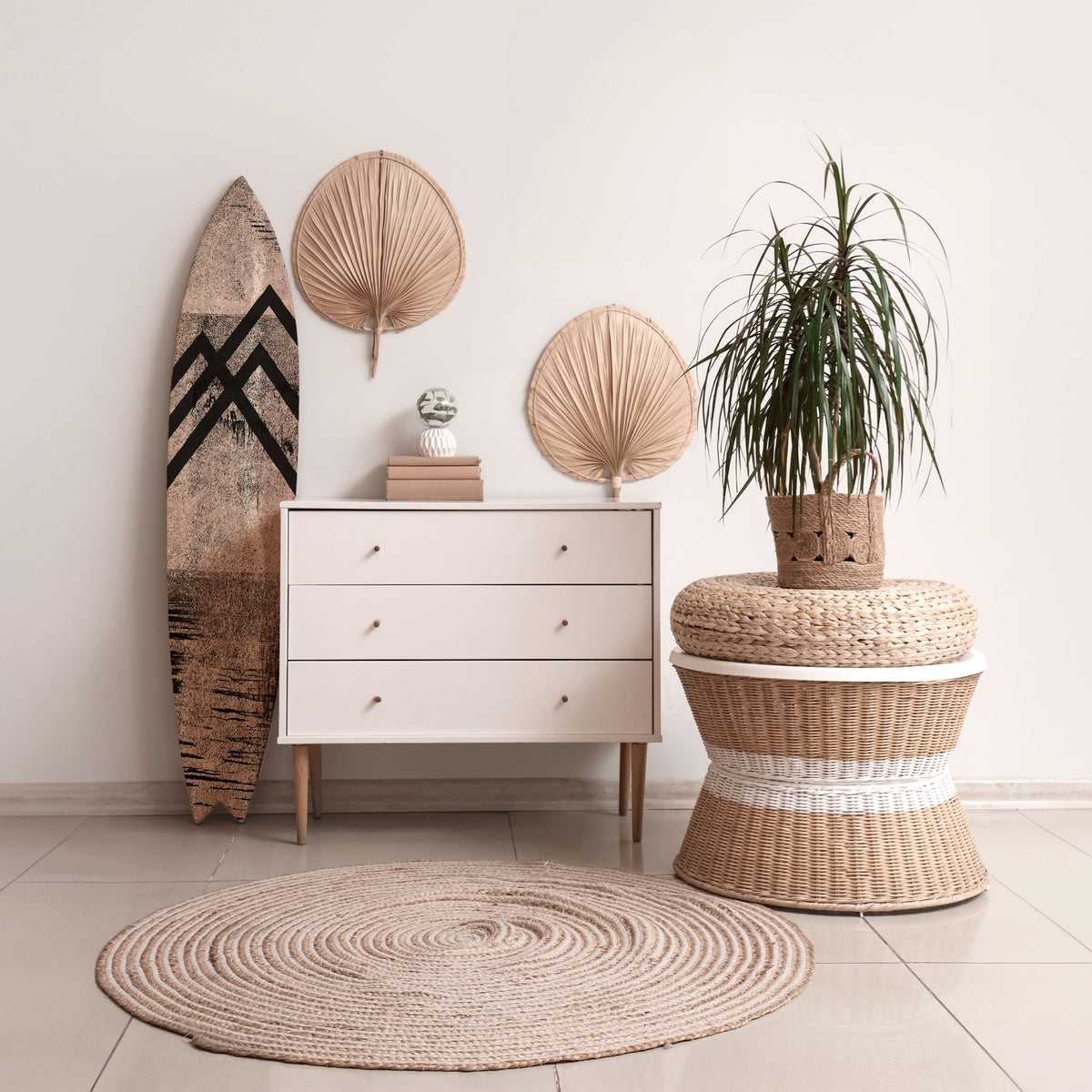 SUMMIT STRIPES Surfboard Decorative Panel