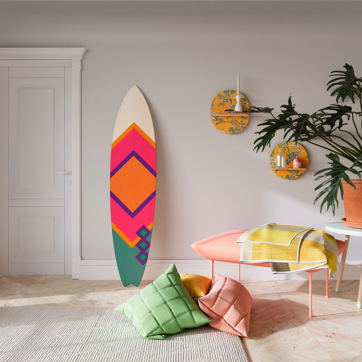 LUMINOUS BRILLIANCE Surfboard Decorative Panel